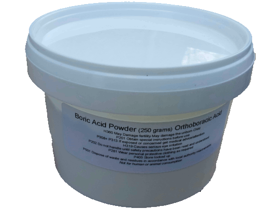 Boric Acid Powder 250 grams Orthoboracic Acid